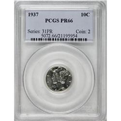 1937 10C PR66 PCGS
