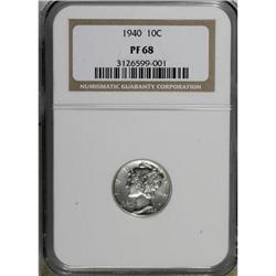 1940 10C PR68 NGC
