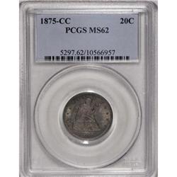 1875-CC 20C MS62 PCGS