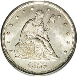 1875-CC 20C MS64 PCGS