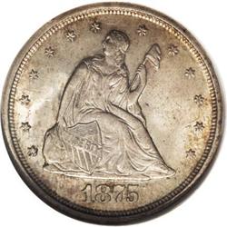 1875-S 20C MS65 NGC
