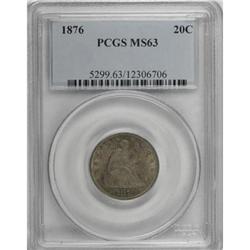 1876 20C MS63 PCGS