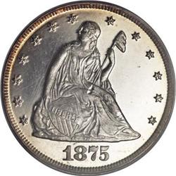 1875 20C PR64 Deep Cameo PCGS