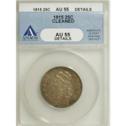 1815 25C AU55 ANACS