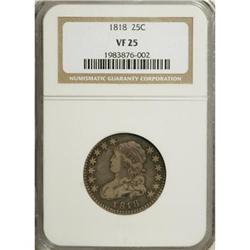 1818 25C VF25 NGC