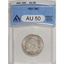 1821 25C AU50 ANACS