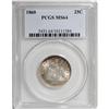 Image 1 : 1860 25C MS64 PCGS