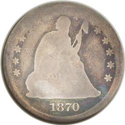 1870-CC 25C Fair 2 NGC