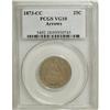 Image 3 : 1873-CC 25C Arrows VG10 PCGS