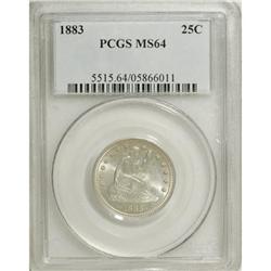 1883 25C MS64 PCGS