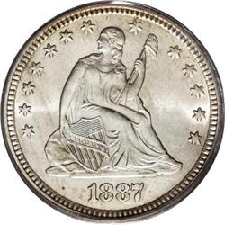 1887 25C MS65 PCGS