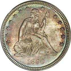 1890 25C MS67 PCGS