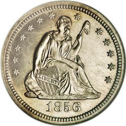 1856 25C PR64 NGC. CAC
