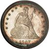 Image 1 : 1867 25C PR65 Cameo NGC
