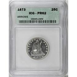 1873 25C Arrows PR62 ICG