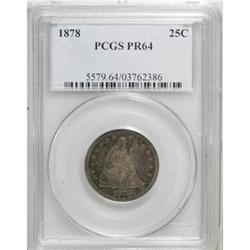 1878 25C PR64 PCGS