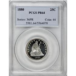 1880 25C PR64 PCGS