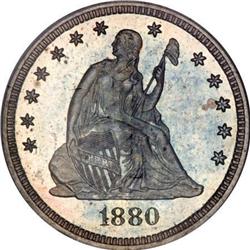 1880 25C PR66 PCGS