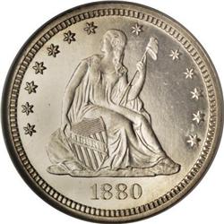 1880 25C PR67 Cameo NGC