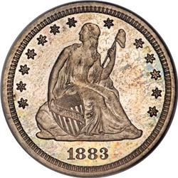 1883 25C PR66 NGC