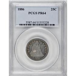 1886 25C PR64 PCGS