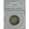 Image 1 : 1892 25C MS64 PCGS
