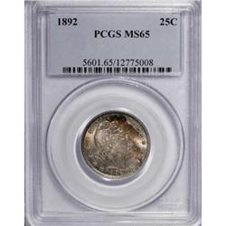 1892 25C MS65 PCGS