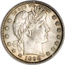 1898-O 25C MS64 PCGS