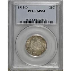 1913-D 25C MS64 PCGS