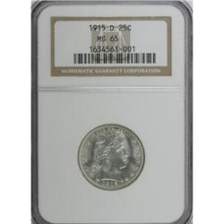 1915-D 25C MS65 NGC