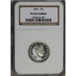 1895 25C PR64 Cameo NGC