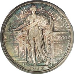 1917-D 25C Type One MS66 Full Head PCGS