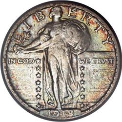 1918/7-S 25C XF45 PCGS