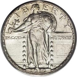 1919-D 25C MS63 Full Head PCGS