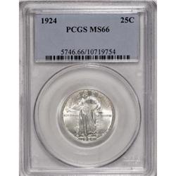 1924 25C MS66 PCGS