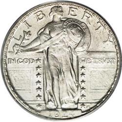 1924-D 25C MS65 Full Head PCGS