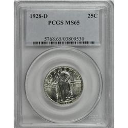 1928-D 25C MS65 PCGS