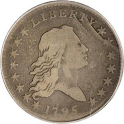 1795 50C 2 Leaves VG8 PCGS