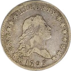 1795 50C 2 Leaves Fine 12 ANACS