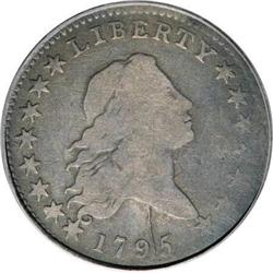 1795 50C 2 Leaves VG8 PCGS