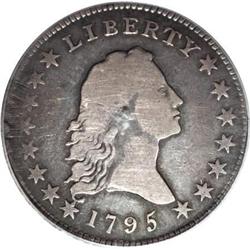 1795 50C Small Head Fine 12 PCGS