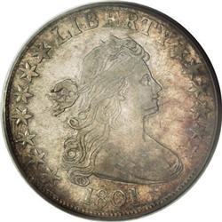 1801 50C XF45 PCGS