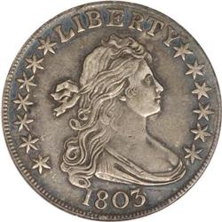 1803 50C Large 3 AU50 NGC