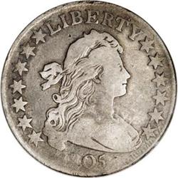 1805 50C--Improperly Cleaned, Bent--NCS. Fine