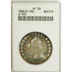 1806/5 50C VF30 ANACS O-102