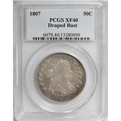 1807 50C Draped Bust XF40 PCGS