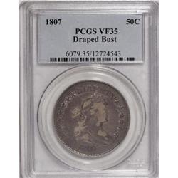 1807 50C Draped Bust VF35 PCGS