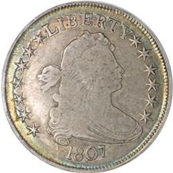 1807 50C Draped Bust Fine 15 PCGS
