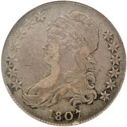 1807 50C Bearded Goddess VF30 NGC