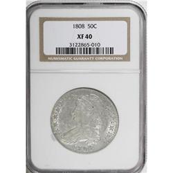 1808 50C XF40 NGC
